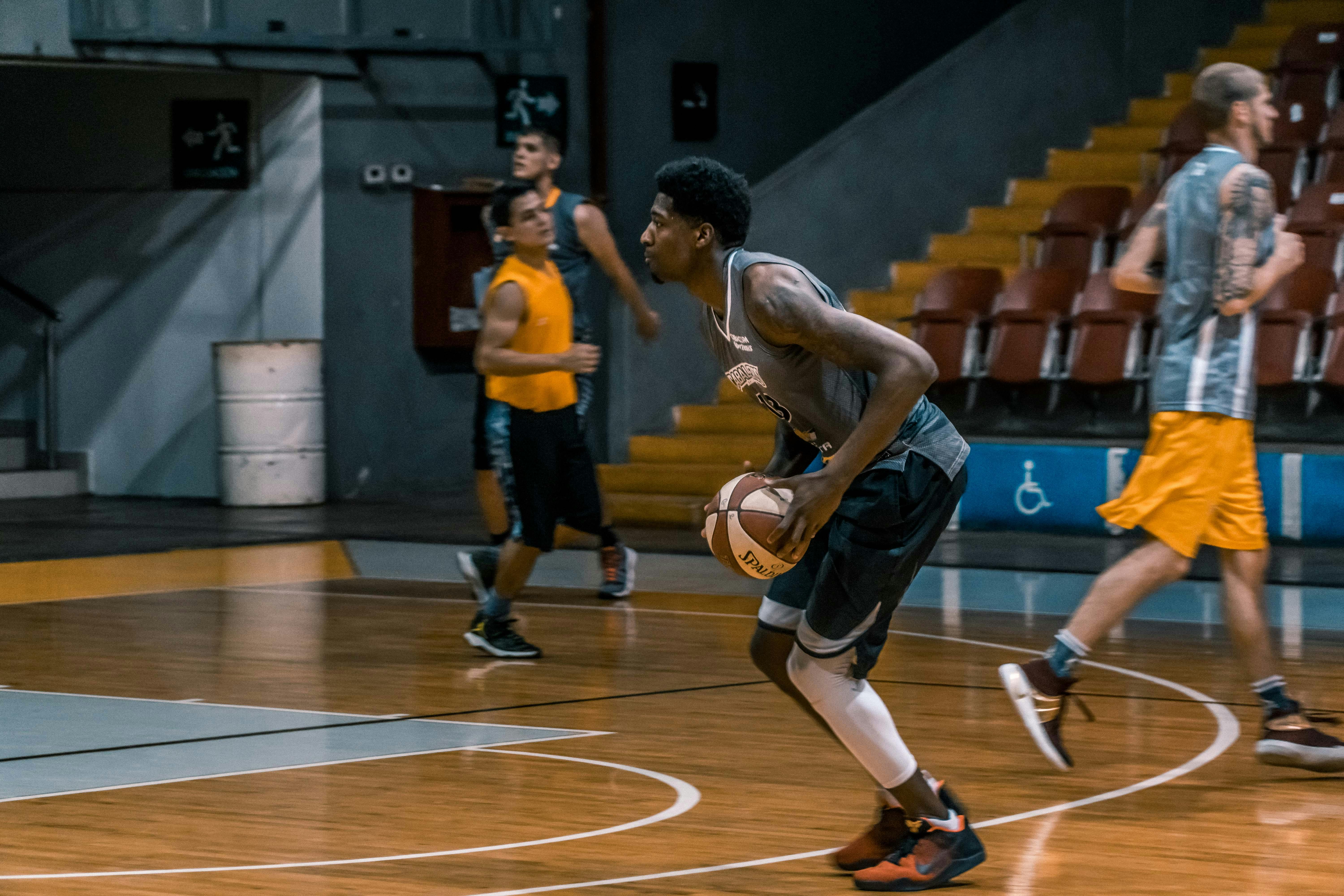 Basketball training session